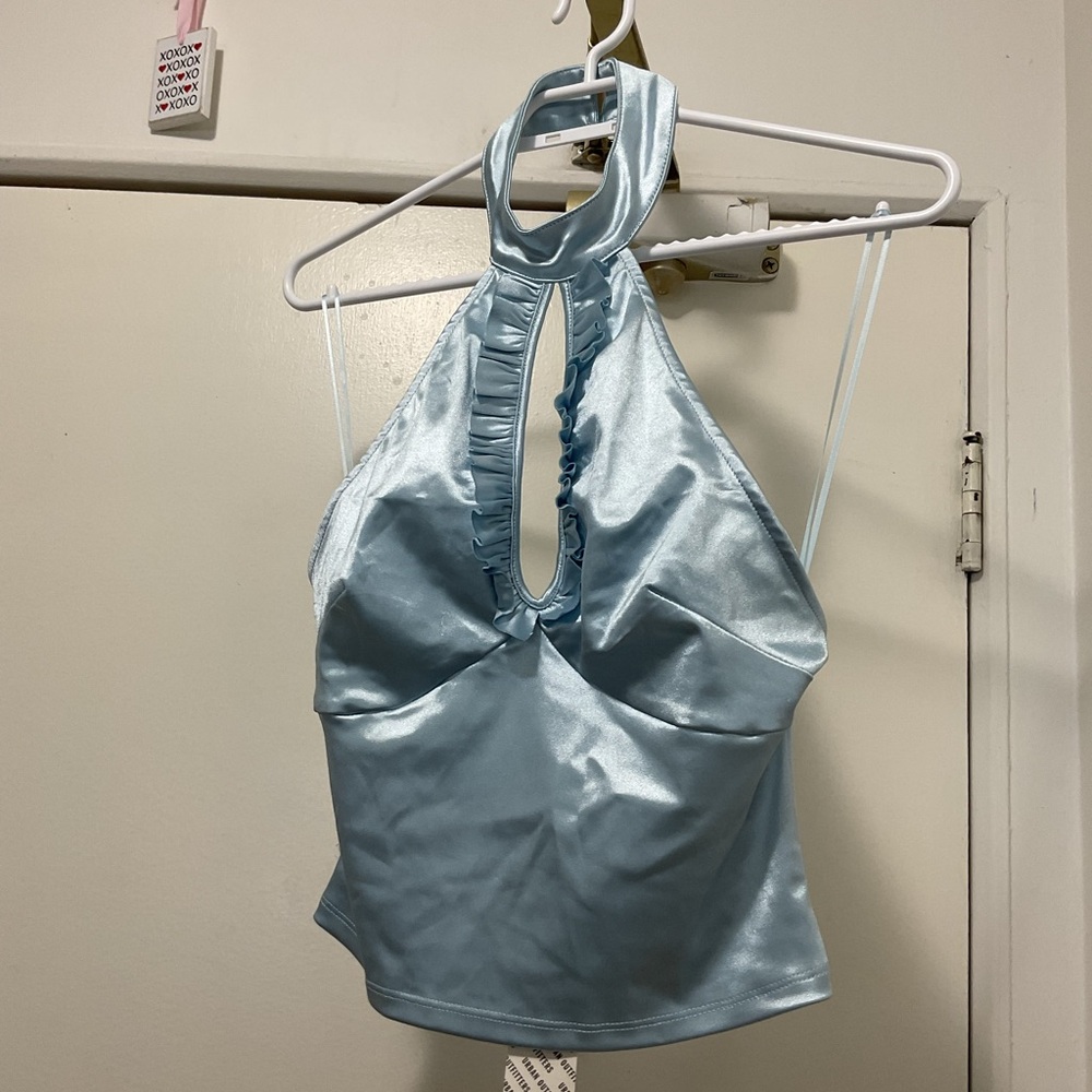✨3 for 30✨ Urban Outfitters baby blue halter top